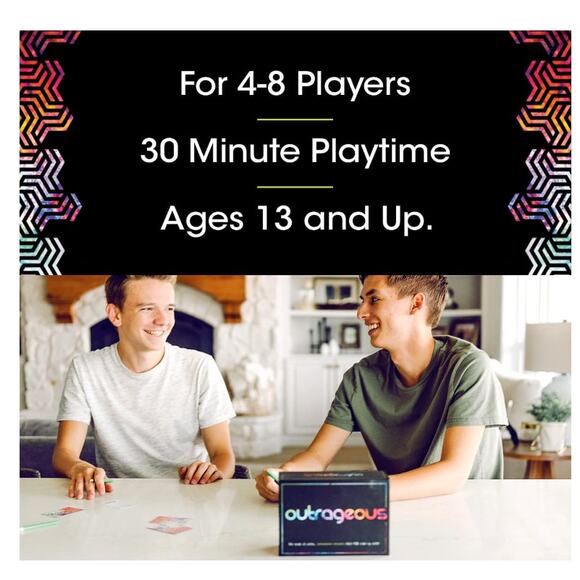 Inspiration Play Outrageous Family Party Game Funny Ages 13 and Up - 4-8 Players - Picture 2 of 6